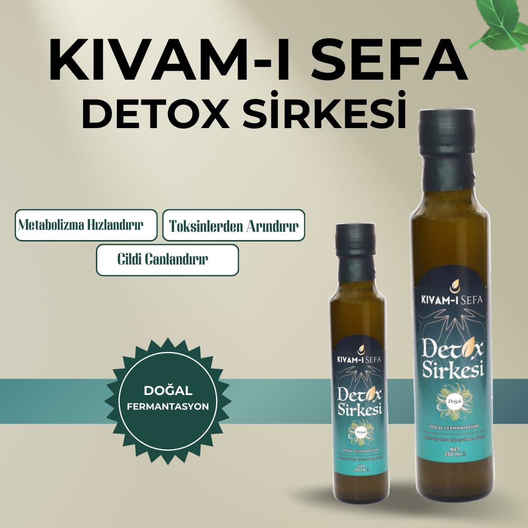 Kiram-ı Sefa Detox Sirkesi, doğal ve sağlıklı içecek