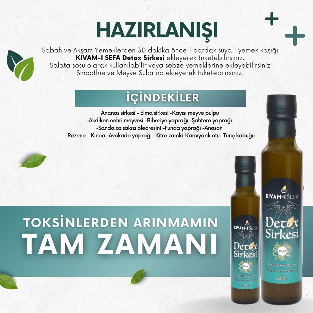 Detox Sirkesi Kullanımı